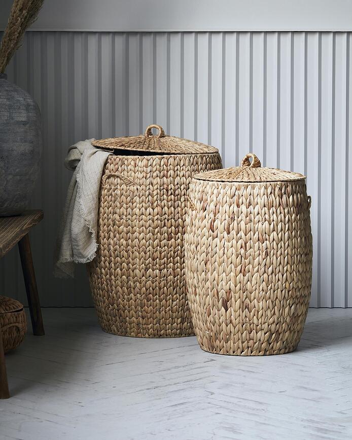 Laun Natural Paniers à Linge, Lot de 2