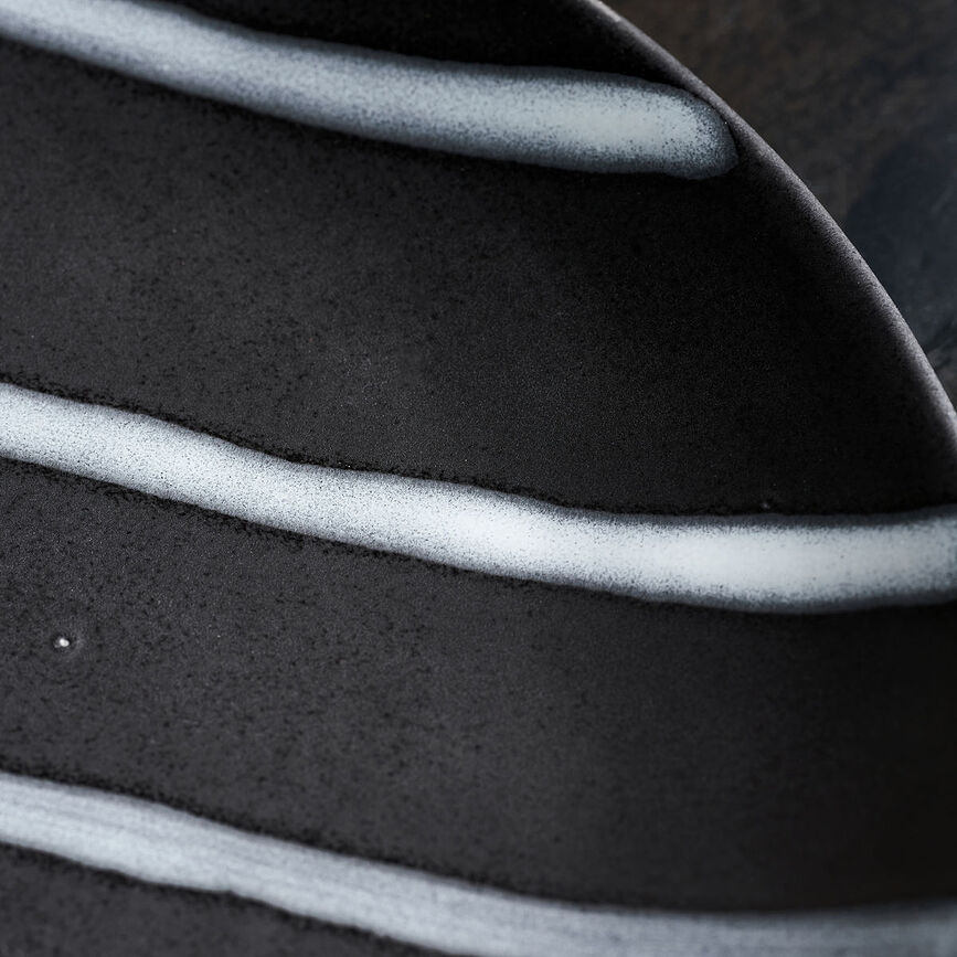 Line Πιάτο Πρωινού, 19,5 cm, μαύρο-καφέ