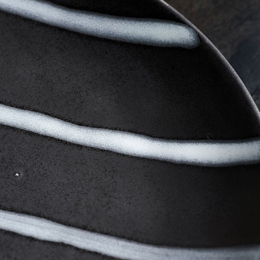 Line Tanjur za doručak 19,5 cm crno-smeđi