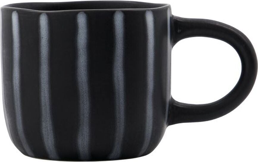 Line Tasse schwarz-braun