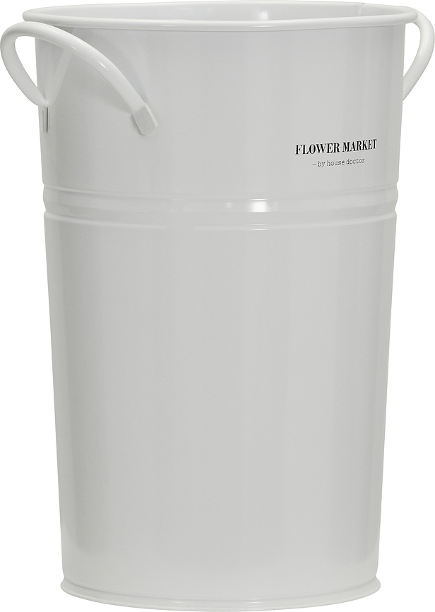 Maceta HDStore, 37 cm, blanca