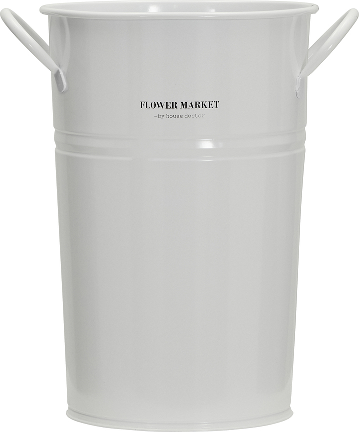 Maceta HDStore, 37 cm, blanca