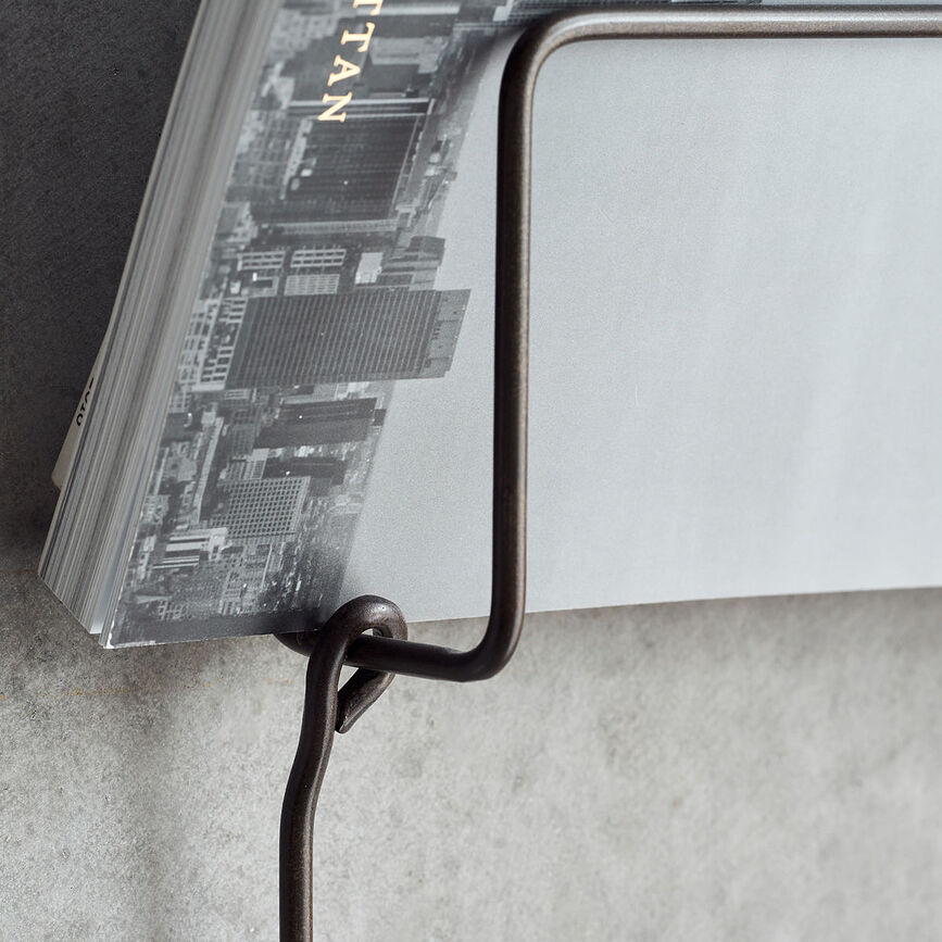 Mag Εφημεριδοθήκη, 81 cm, αντικέ μπρονζέ