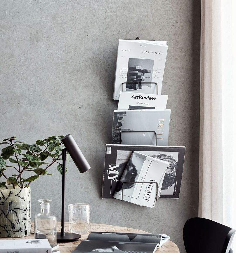 Mag Εφημεριδοθήκη, 81 cm, αντικέ μπρονζέ