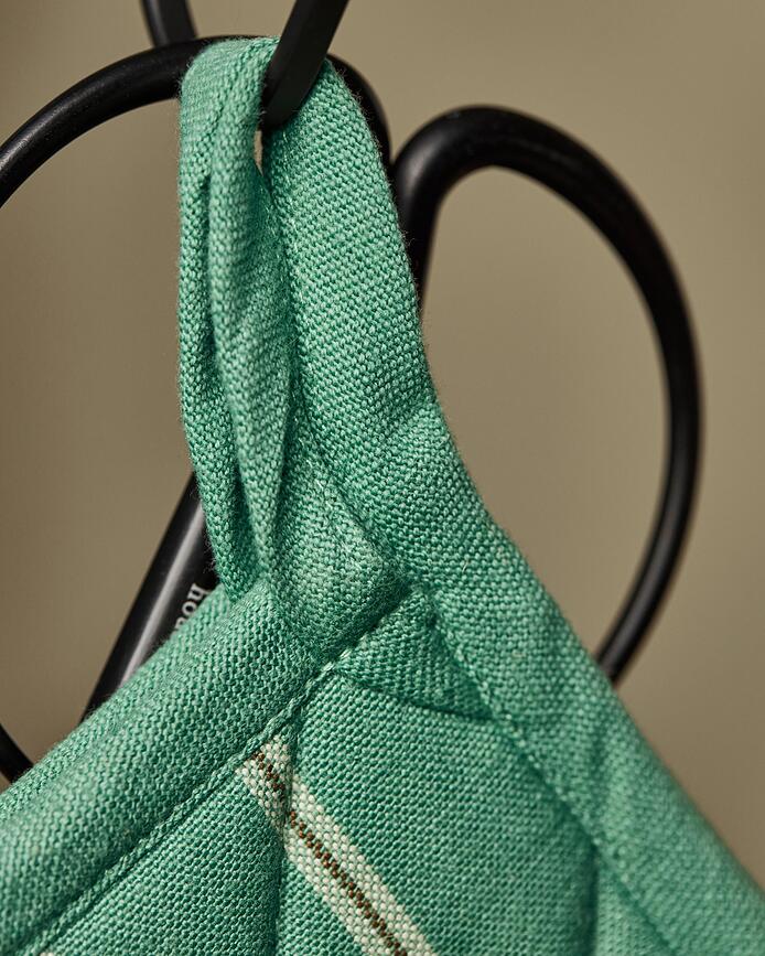 Guantes de cocina Chef, verdes, Pack de 2 unidades