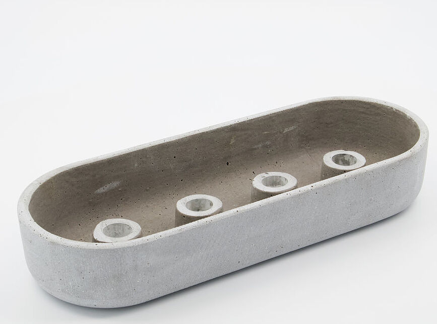 Marb Κηροπήγιο, 35 cm, γκρι