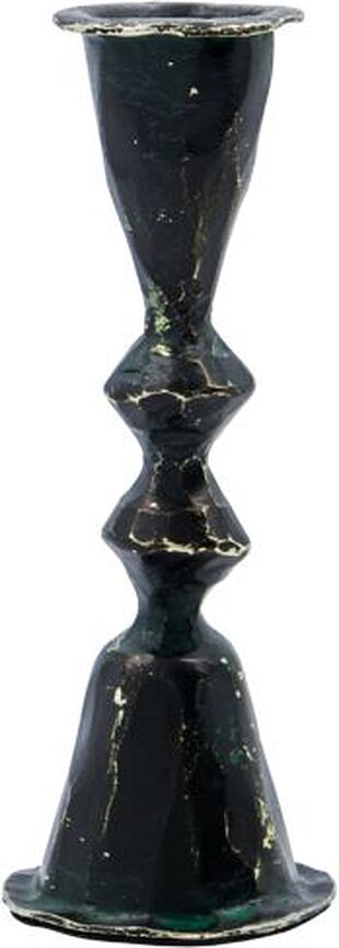 Mero Bougeoir pour bougie classique, 14 cm, noir