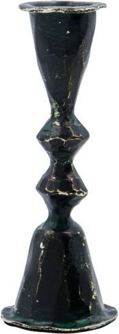 Mero Klassischer Kerzenhalter 14 cm schwarz