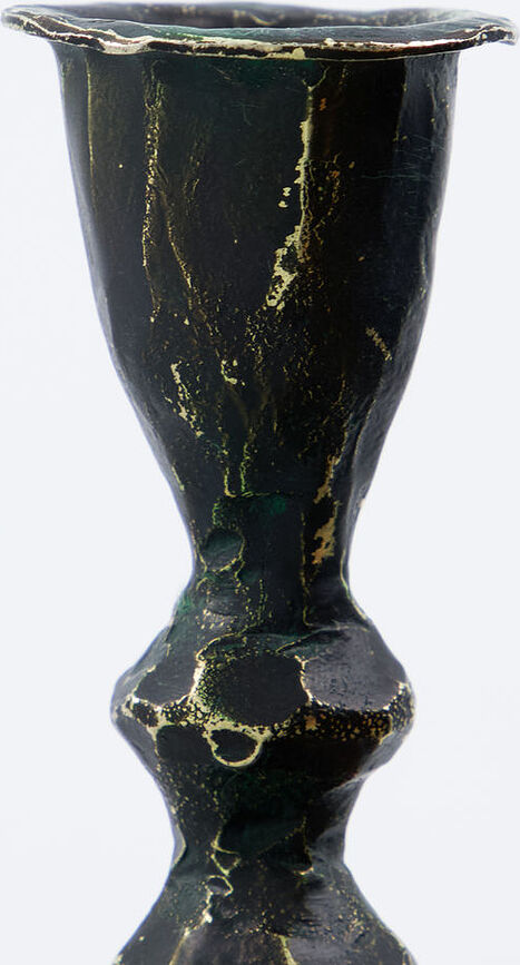 Mero Svečnik klasičen, 16 cm, črn