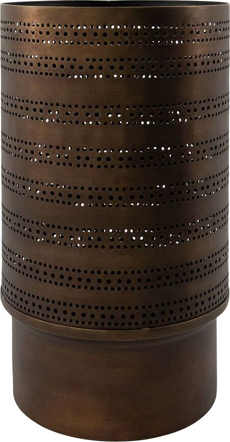 Mesu Bougeoir pour bougie classique, 34,5 cm, bronze antique