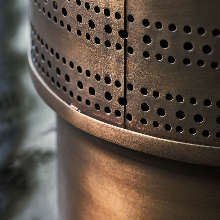 Mesu Svijećnjak za klasičnu svijeću 34,5 cm antikna bronca