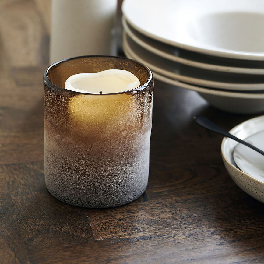 Mist Κηροπήγιο, μικρό, καφέ