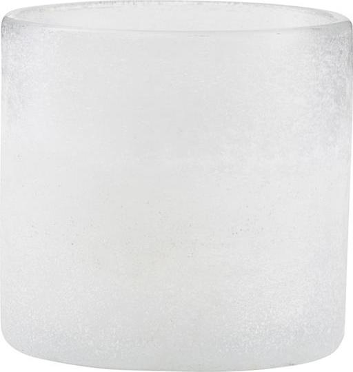 Mist Kerzenständer klein weiß