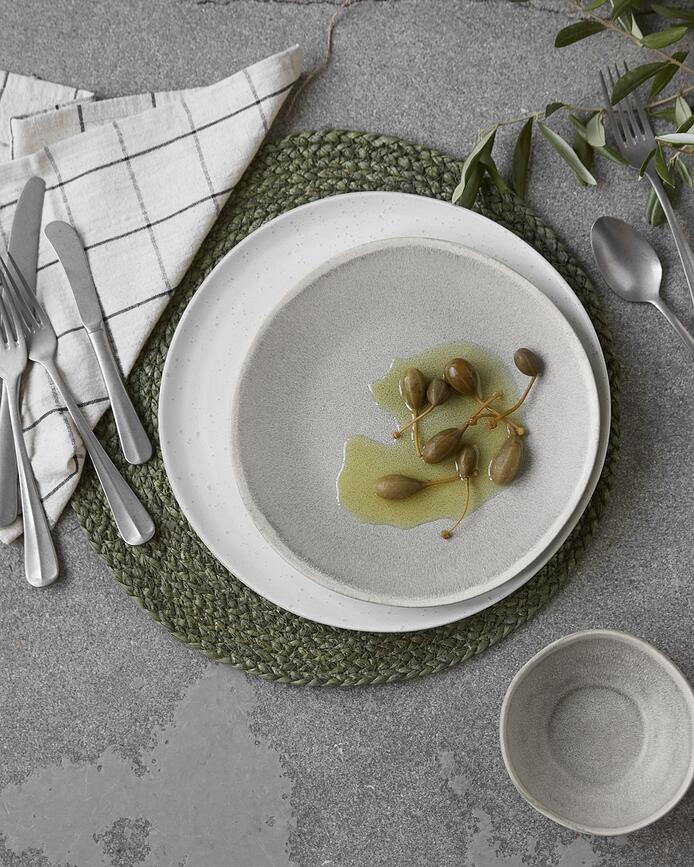 More Assiette Plate 27 cm, grise