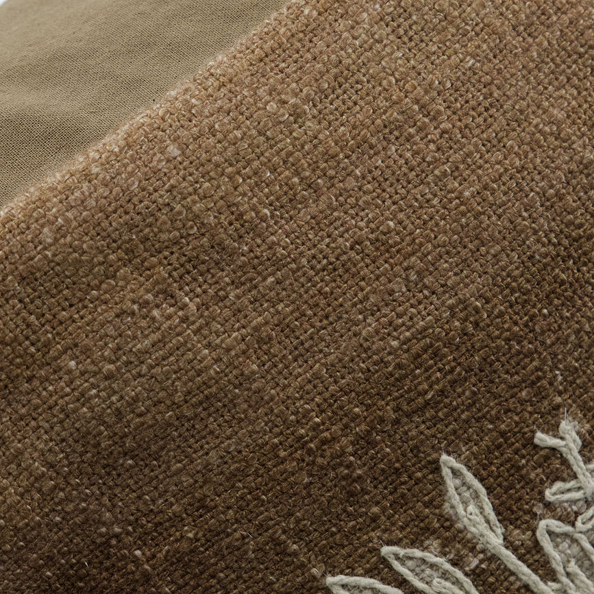 Muli Housse de Coussin 50 x 50 cm, camel