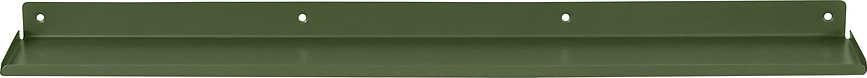 Nástenná polica Ledge 80 cm zelená