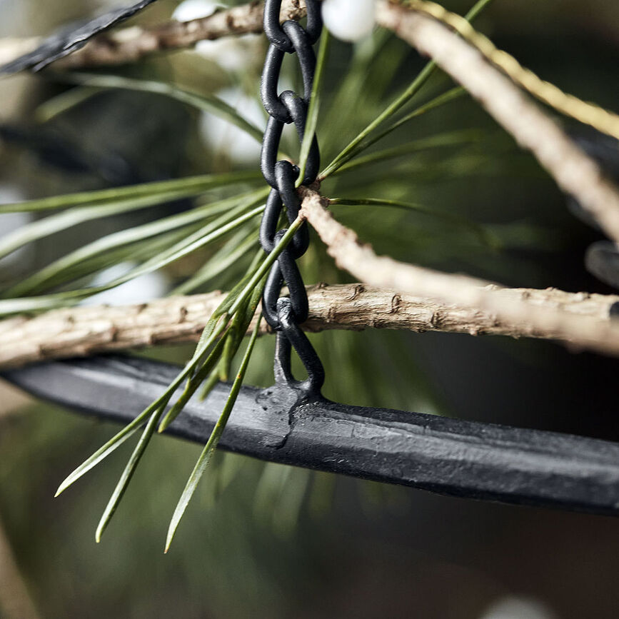 Nicky Suspension Décorative simple, 150 cm, noire