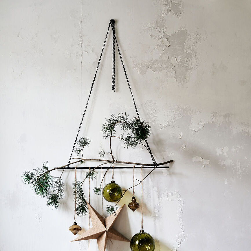 Nicky Suspension Décorative simple, 150 cm, noire