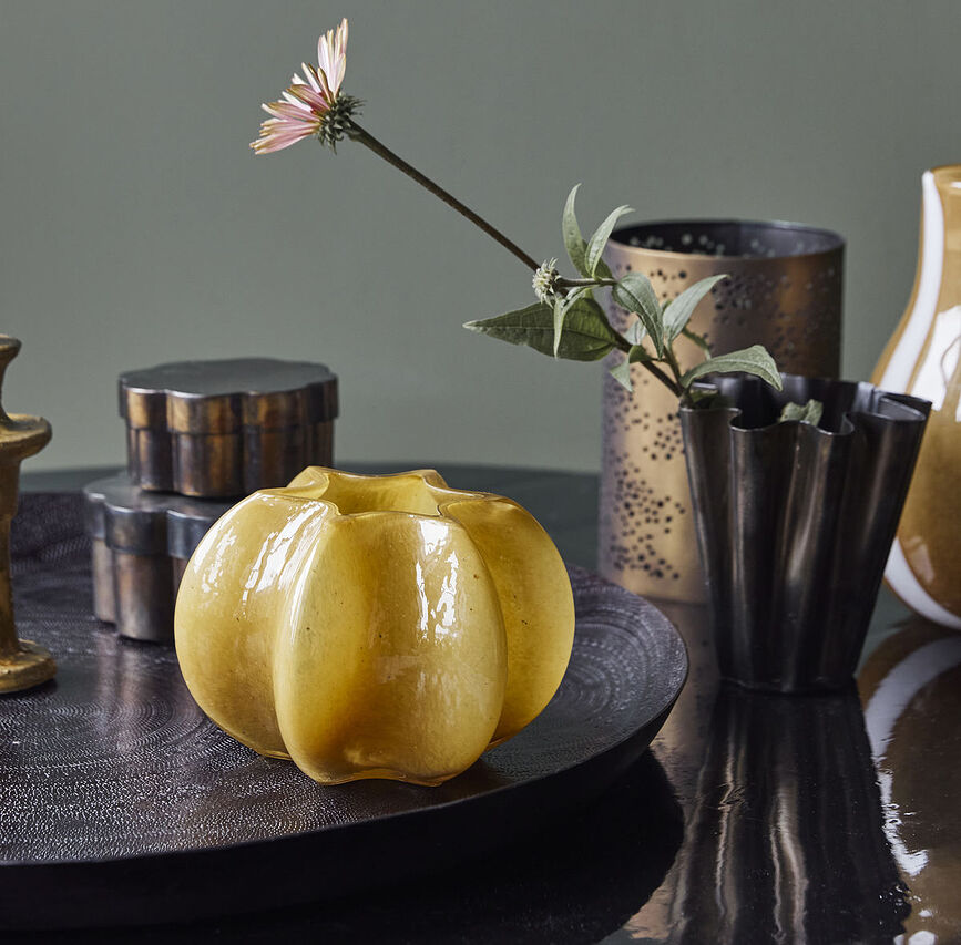 Nixi Κηροπήγιο για ρεσό, κεχριμπαρένιο