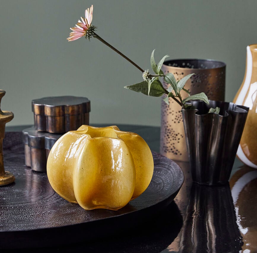 Nixi Svijećnjak za lučice jantarni