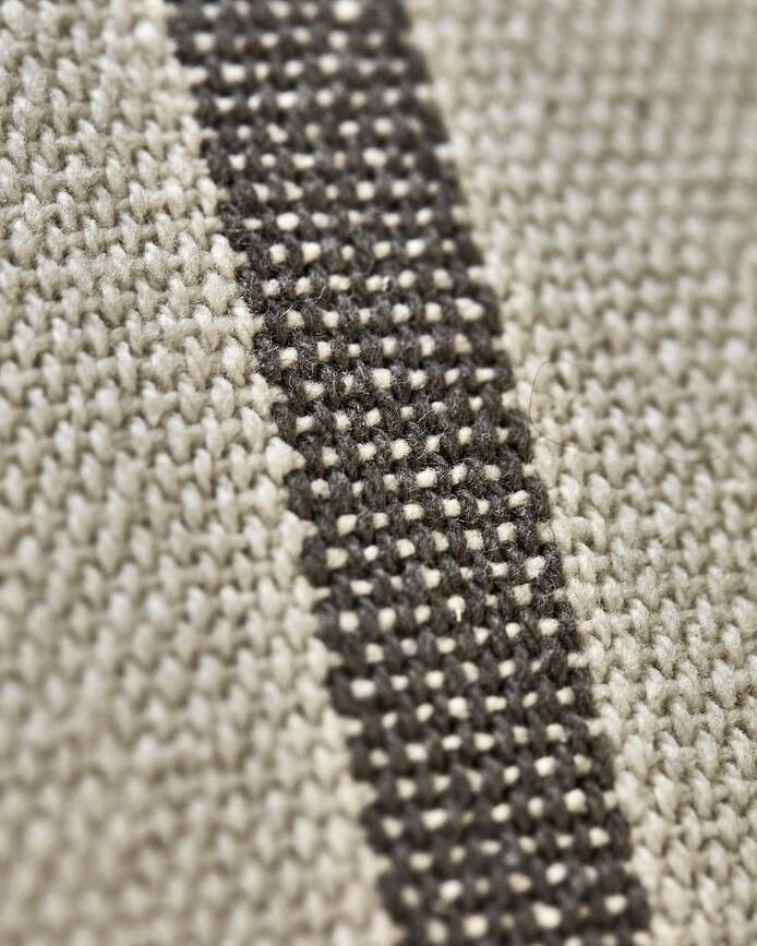 Nula Housse de Coussin 50 x 50 cm, marron foncé