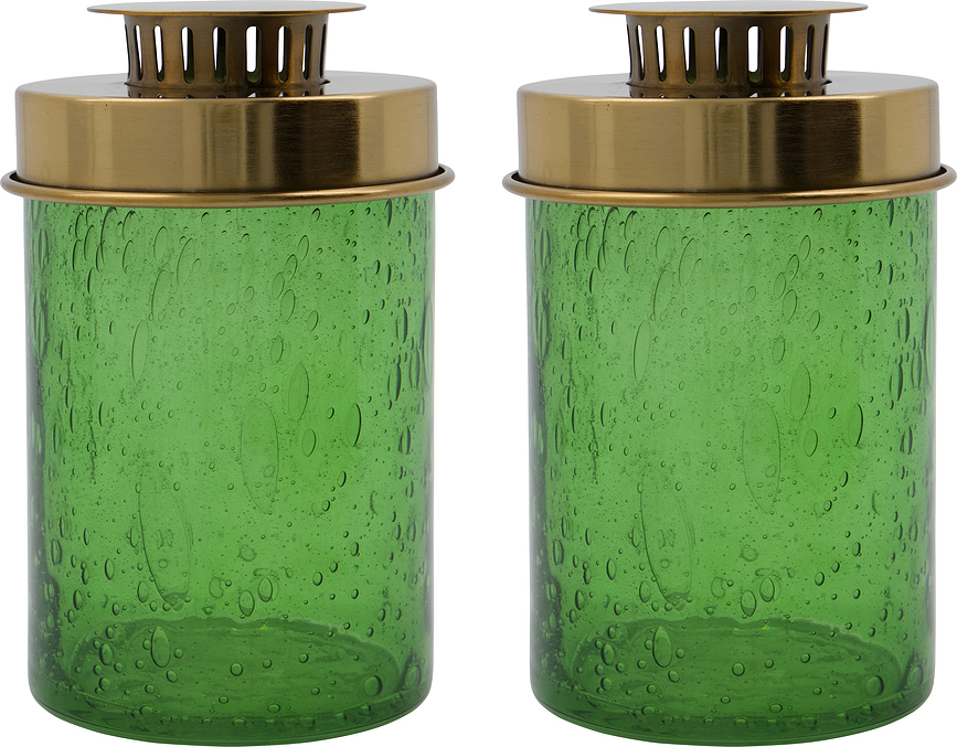 Omay Φανάρια διαφανή, 2 τμχ