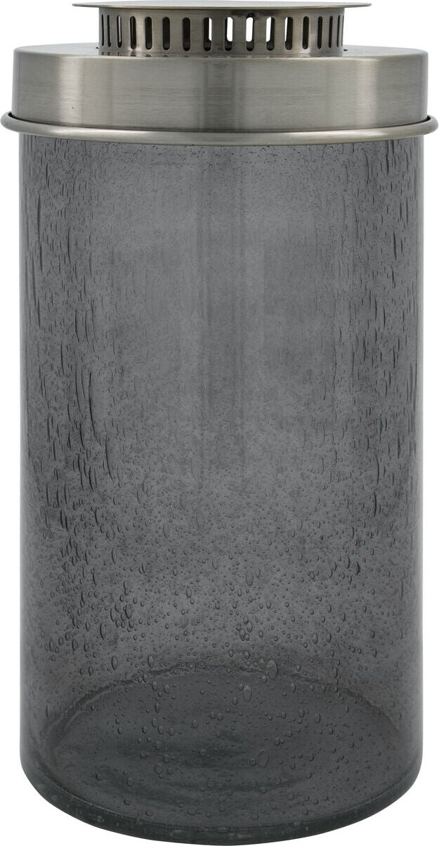 Omay Windlicht 32,5 cm, grau