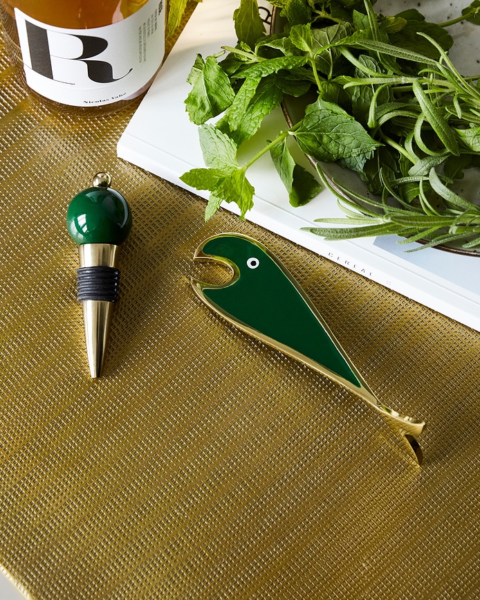 Open Accessoires de Bar, verts, Set 2 pièces