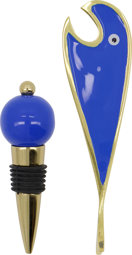 Open Set d'Accessoires de Bar, bleu, Set 2 pièces