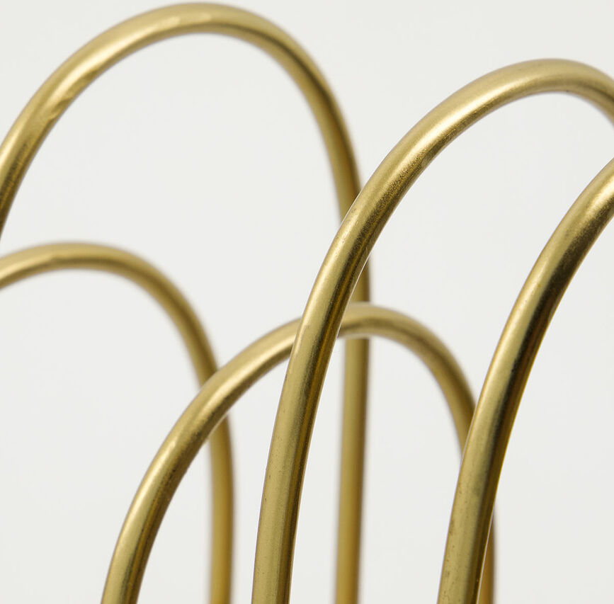 Organizador de Escritorio Pampi, 24 cm, dorado