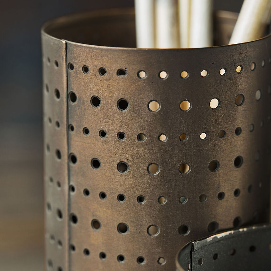 Organizadores de latón antiguo Pefa, 3 unidades