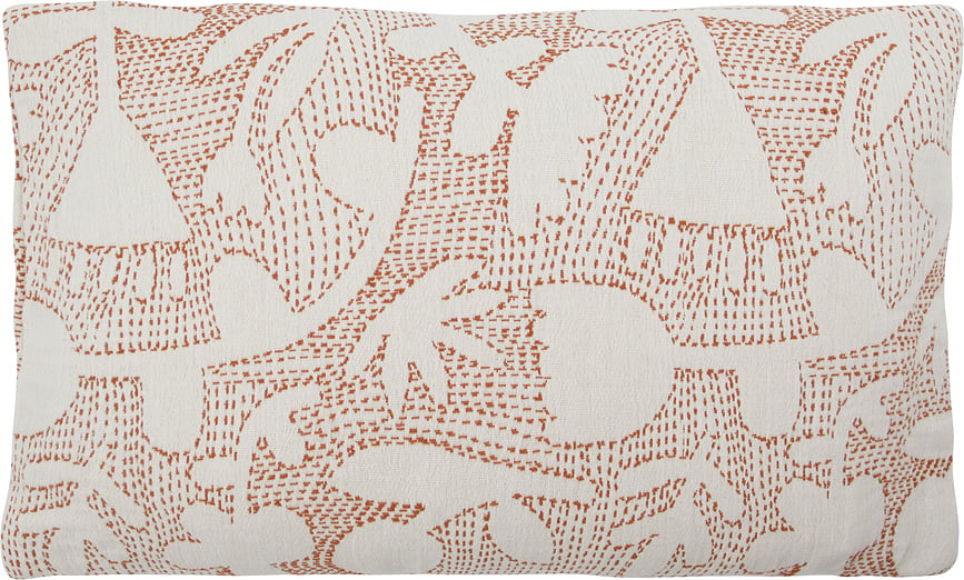 Pagalvėlės užvalkalas HDSari, 30 x 50 cm, kreminis-oranžinis
