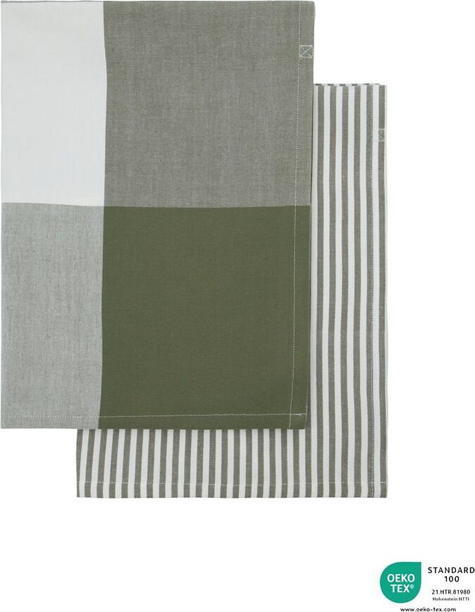 Paños de cocina Cook, 55 x 75 cm, azules, 2 unidades