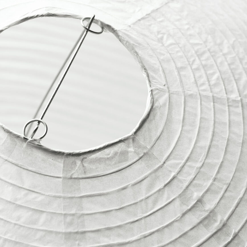 Pantalla Rica, 38 cm, blanca