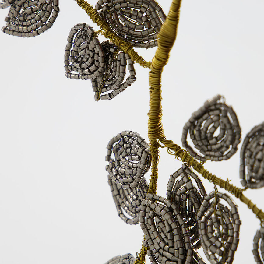 Pearl Dekoracije božićne sivo-zlatne 3 kom.