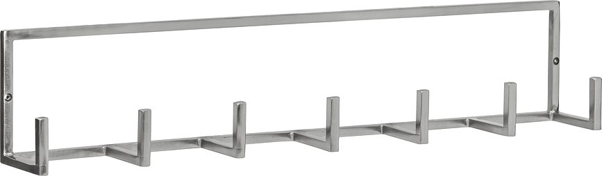 Perchero de pared HDRack, plateado