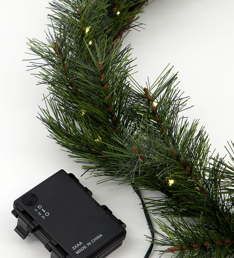 Peuce Božični Venec, 40 cm, LED