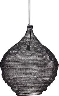 Piekaramā lampa Mesh melna 60 cm