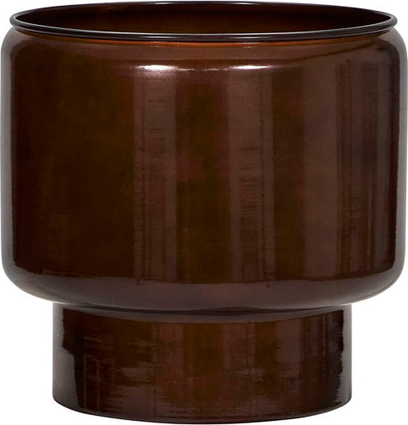 Pile Pots de fleurs, bruns, Lot de 2