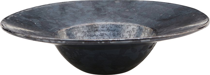 Pion Assiette à Pâtes, noir et brun