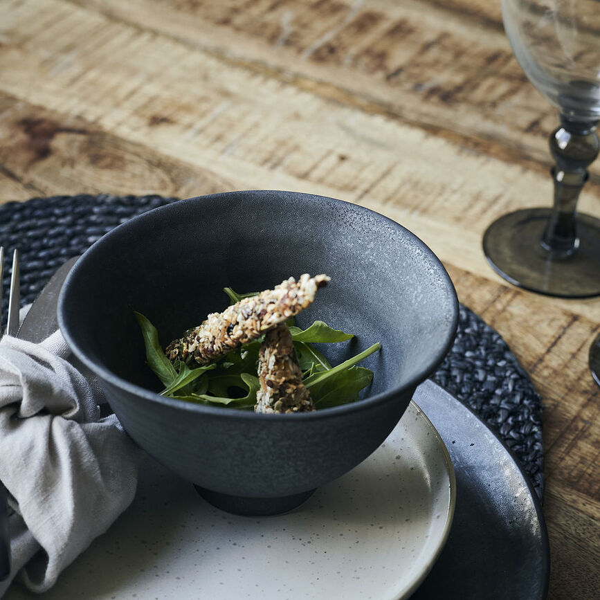 Pion Bol 14,5 cm, gris-blanc