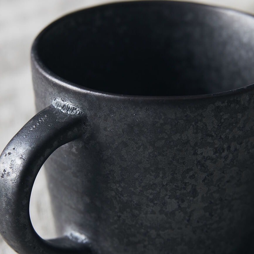 Pion Tasse à espresso, noir et marron