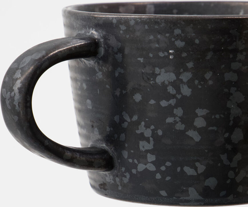 Pion Tasse et Soucoupe, noir et marron