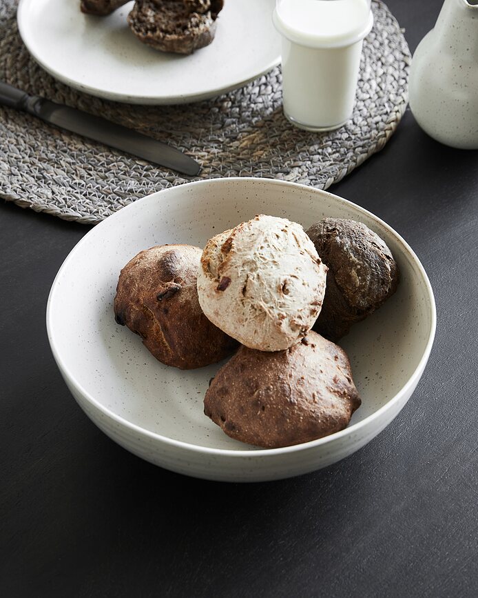 Pion Zdjela 22 cm sivo-bijela