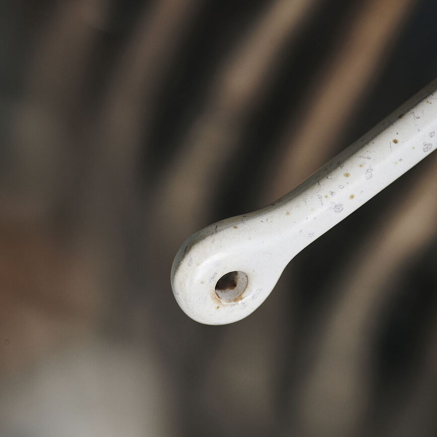 Pion Žlička, bela-siva