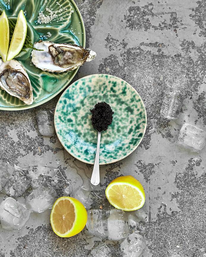 Plato de postre Diva, 16 cm, verde