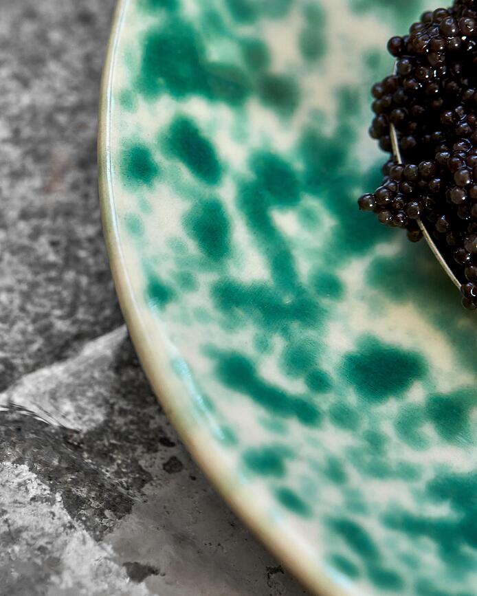 Plato de postre Diva, 16 cm, verde