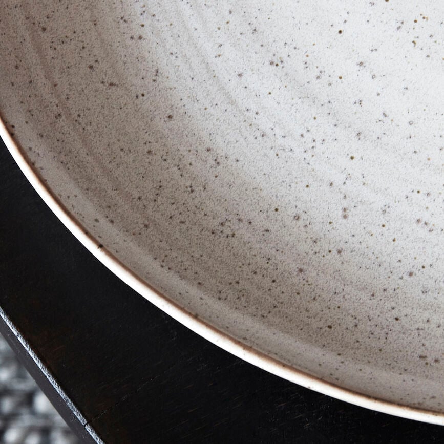 Plato Llano Pion, negro-marrón