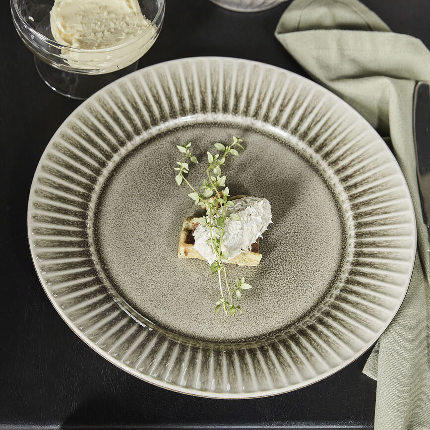 Plato llano Pleat, 27 cm