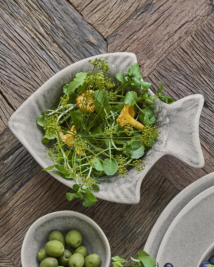 Plato para servir Maki, 21,5 cm, gris